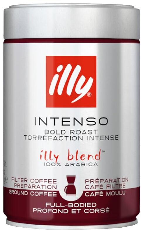 Кофе молотый ILLY Filtro Intenso 250 гр., ж/б