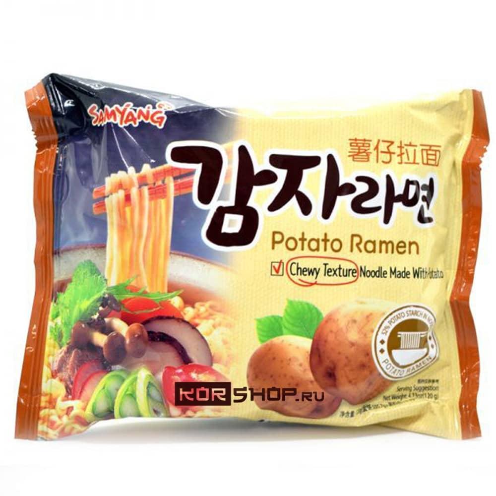 Лапша быстрого приготовления Samyang картофельная 120 гр., флоу-пак