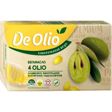 Вегамасло Слобода De Olio крем на растительных маслах 4 масла 180 гр., фольга
