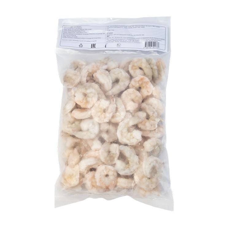 Креветки Susami Vannamei 26/30 свежемороженые очищенные без пищевого тракта без хвоста Китай 930 гр., флоу-пак