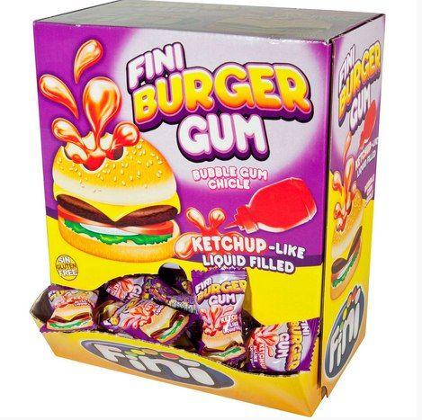 Жевательная резинка Fini Burger Gum 5.5 гр., флоу-пак