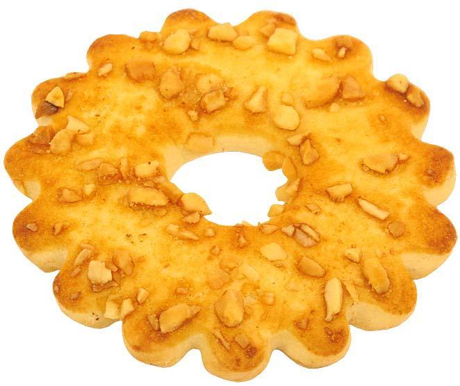 Печенье Дымка Кольцо с орехом 2,4 кг., картон
