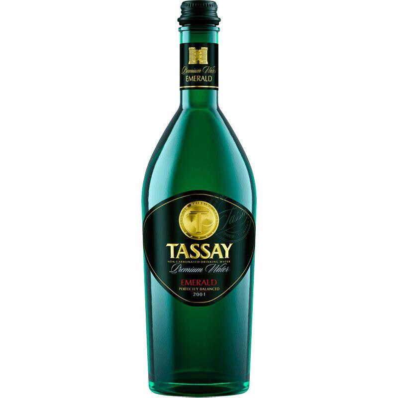 Вода газированная Tassay Emerald 750 мл., стекло