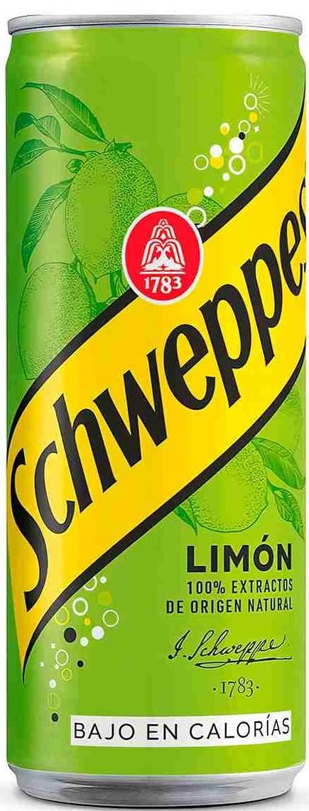 Напиток Schweppes The Original Lemon безалкогольный газированный Польша 330 мл., ж/б