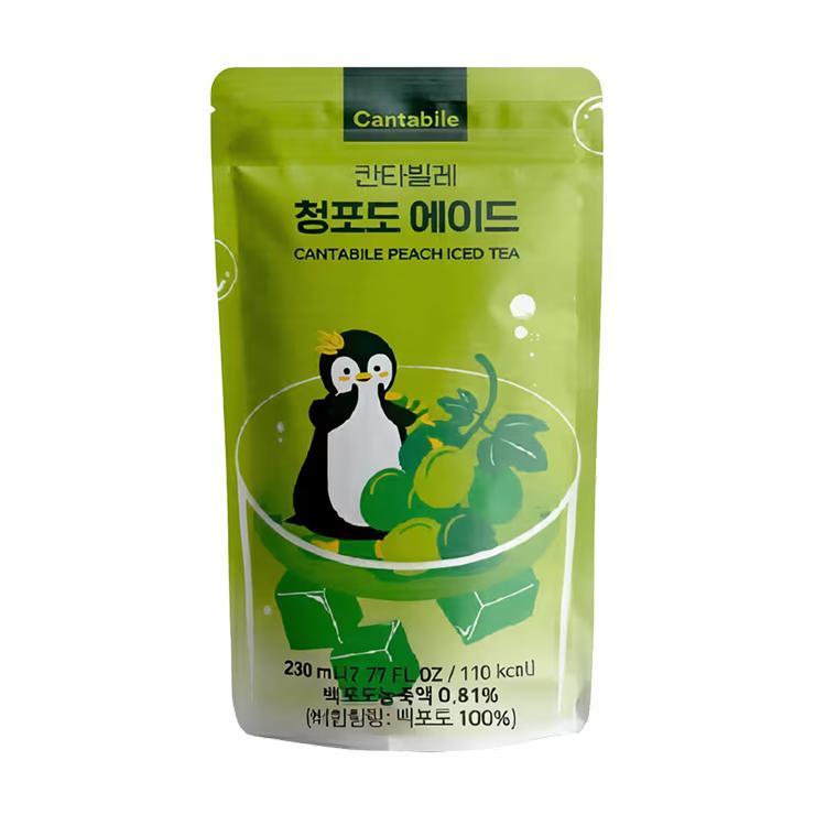Напиток безалкогольный CANTABILE GREEN GRAPE ADE 230 мл., дой-пак