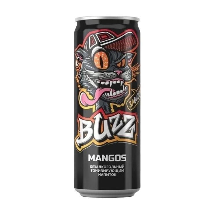 Напиток энергетический Buzz манго 450 мл., ж/б