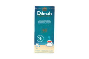 Чай черный Dilmah Цейлонский в пакетиках 25 пакетиков 50 гр., картон