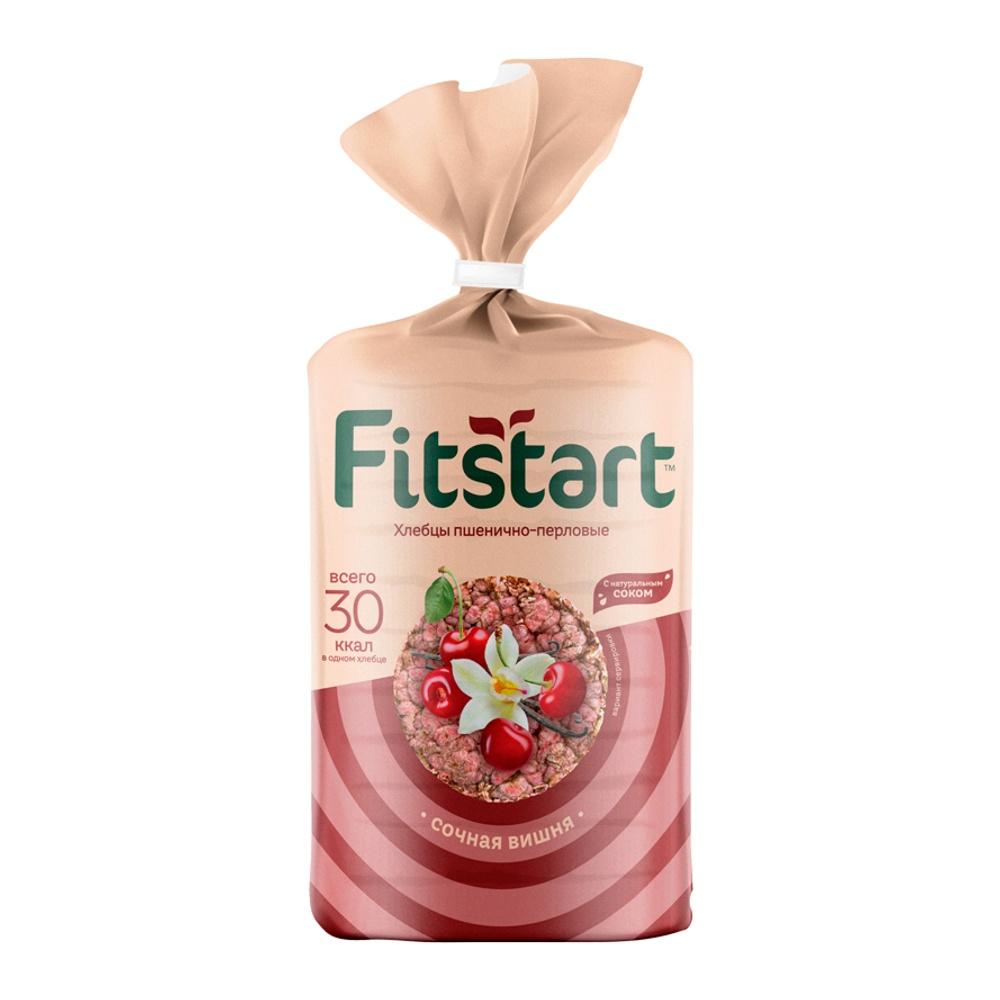 Хлебцы Fitstart пшенично-перловые сочная вишня 100 гр., флоу-пак