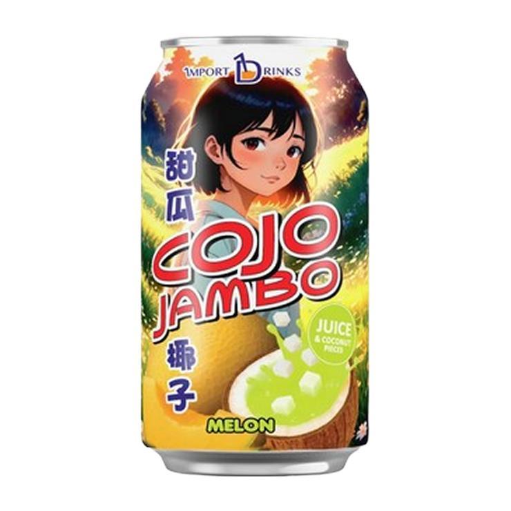 Напиток газированный COJO JAMBO Juice nata de coco melon 330 мл., ж/б