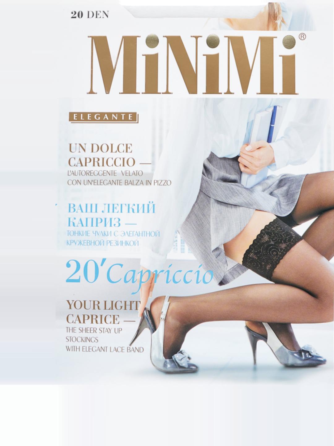 Чулки Minimi Capriccio 40 Daino S M, пакет