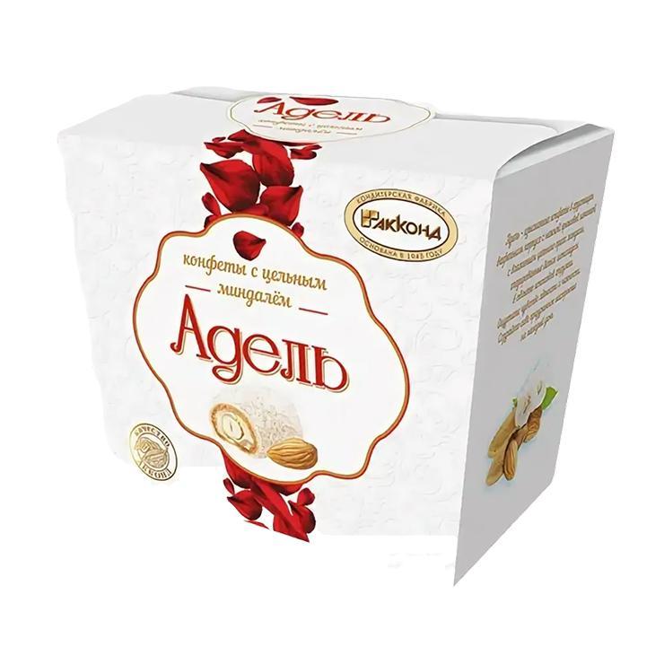 Набор конфет Акконд Адель с цельным миндалем в кокосовой стружке 150 гр., картон