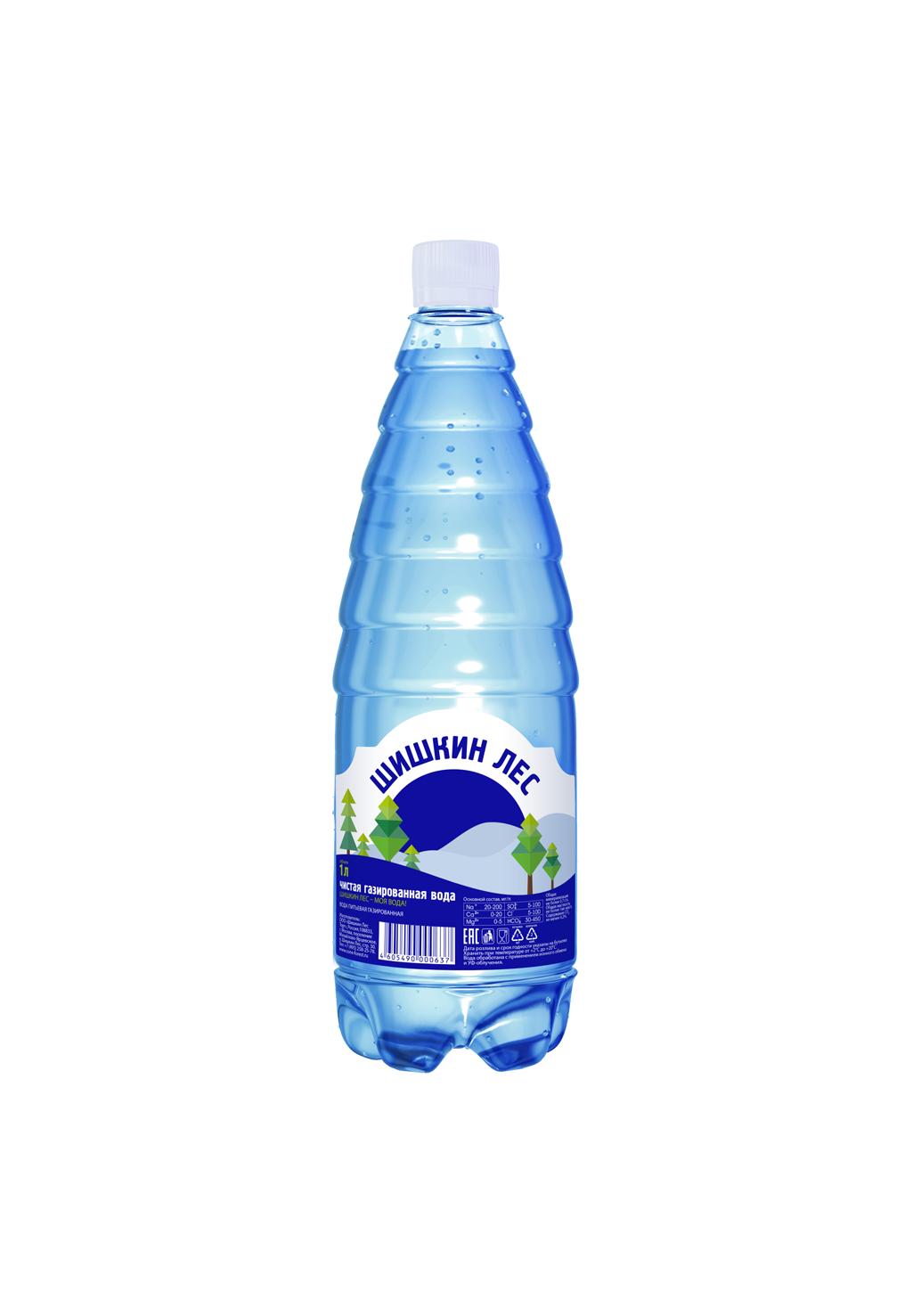 Вода газированная Шишкин Лес 1.75 л., ПЭТ