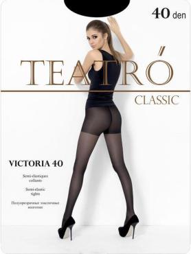 Колготки женские, цвет Nero черный, размер 4, 40 den, Teatro Victoria 40, 65 гр., пластиковый пакет