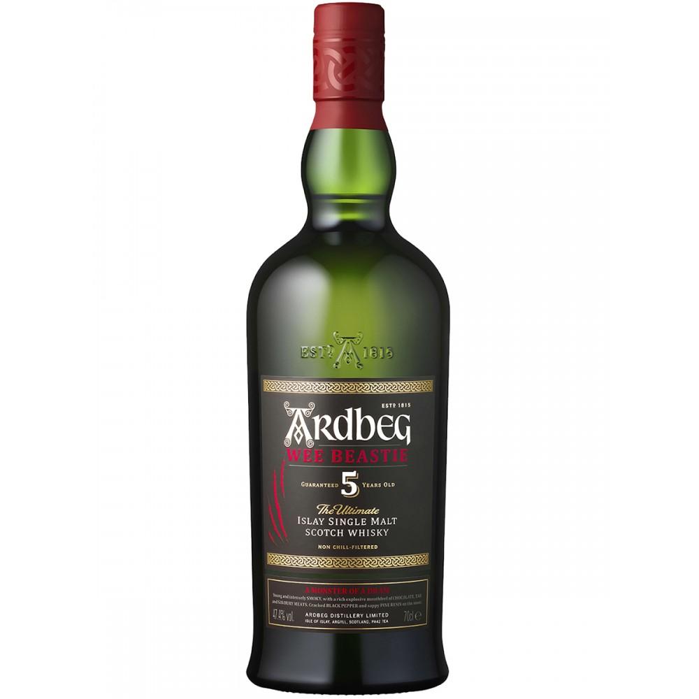 Виски Ardbeg Wee Beastie 5 лет шотландский солодовый 47,4% 700 мл., стекло