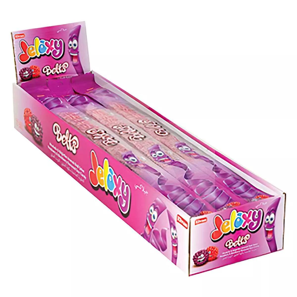 Мармелад Jelaxy Liquorice Belt Sugar Raspberry-blackberry Малина-ежевика 15 гр., флоу-пак