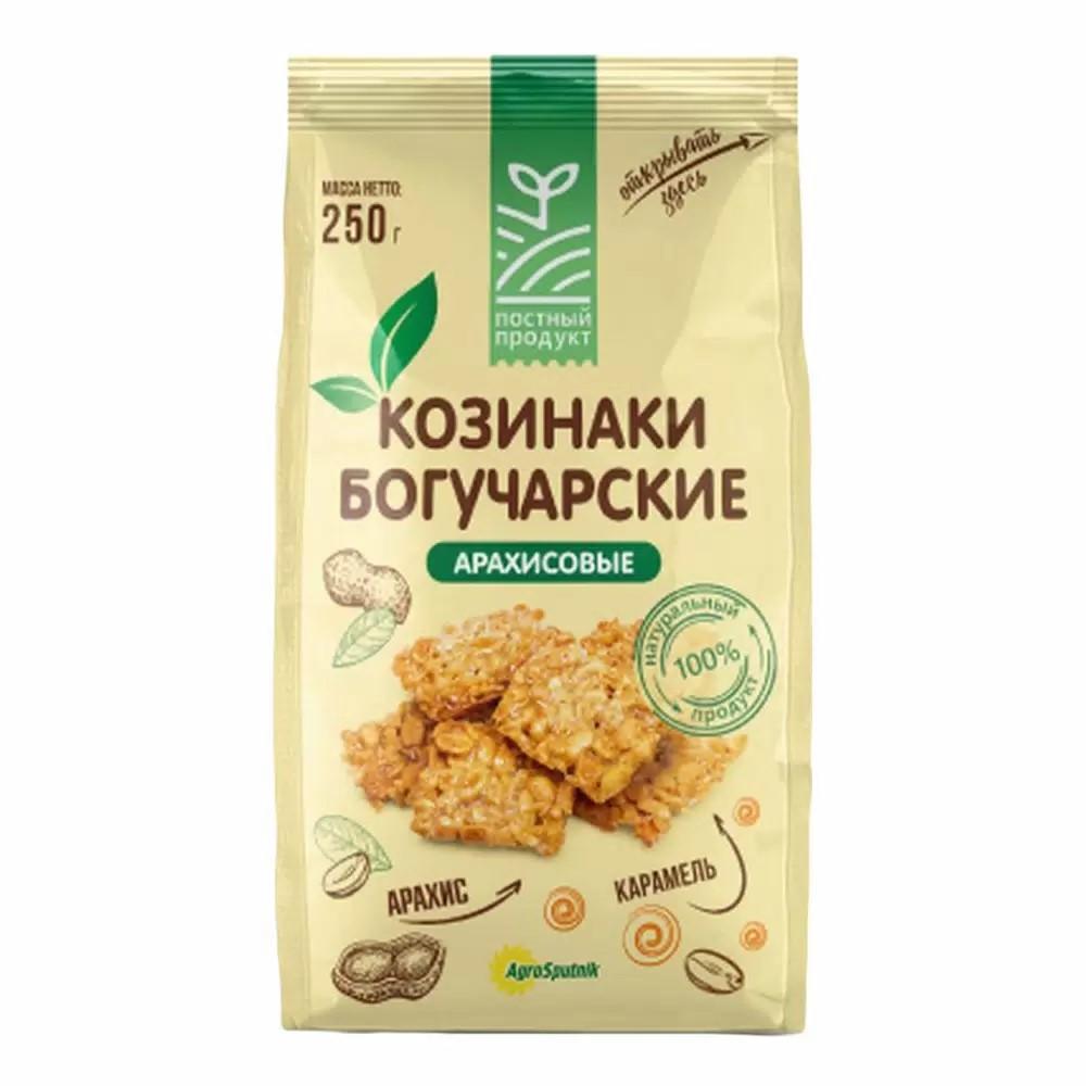 Козинаки Богучарские Арахисовые 250 гр., флоу-пак