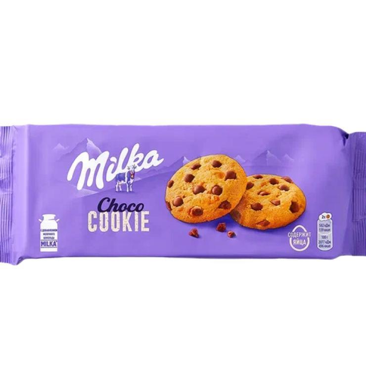 Печенье Milka с кусочками молочного шоколада 126 гр., флоу-пак
