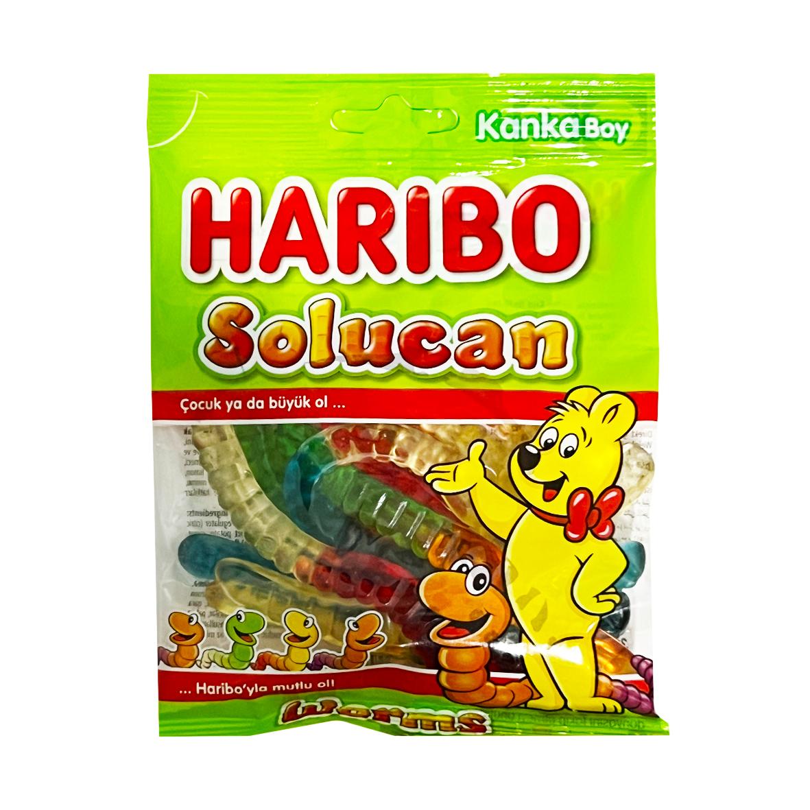 Мармелад жевательный Haribo Solucan Worms червячки 80 гр., флоу-пак