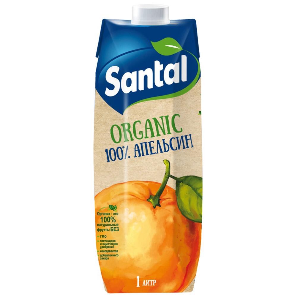 Сок Santal Organic Prisma Апельсин, 1 л., тетра-пак