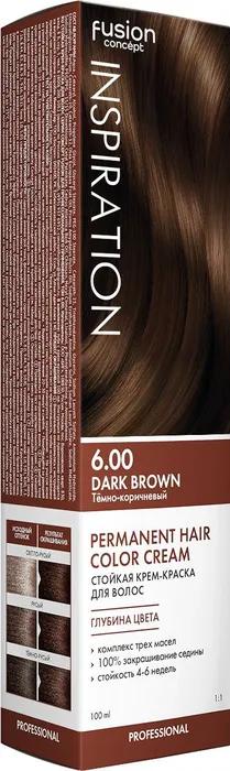 Краска для волос Concept Fusion Dark Brown Темно-коричневый 6.00 100 мл., картон
