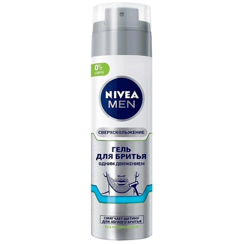 Гель для бритья Nivea Men одним движением сверхскольжение 200 мл., баллон