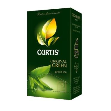 Чай Curtis Original Green, зеленый, 25 сашетов, 50 гр., картон