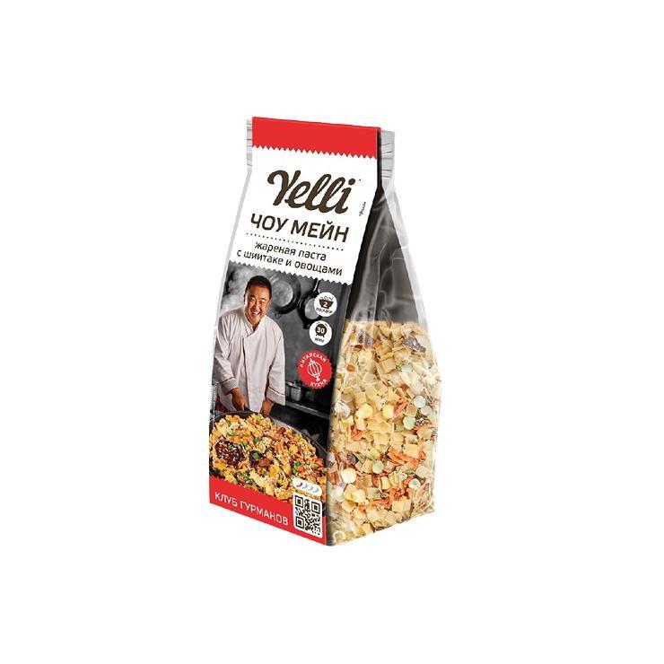 Смесь Yelli чоу мейн для жареной пасты с шиитаке и овощами 170 гр., флоу-пак