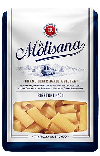 Макаронные изделия La Molisana 31 Rigatoni, 500 гр., пластиковый пакет