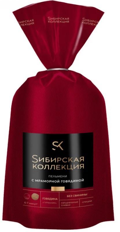 Пельмени Сибирская Коллекция Мраморная говядина 700 гр., флоу-пак