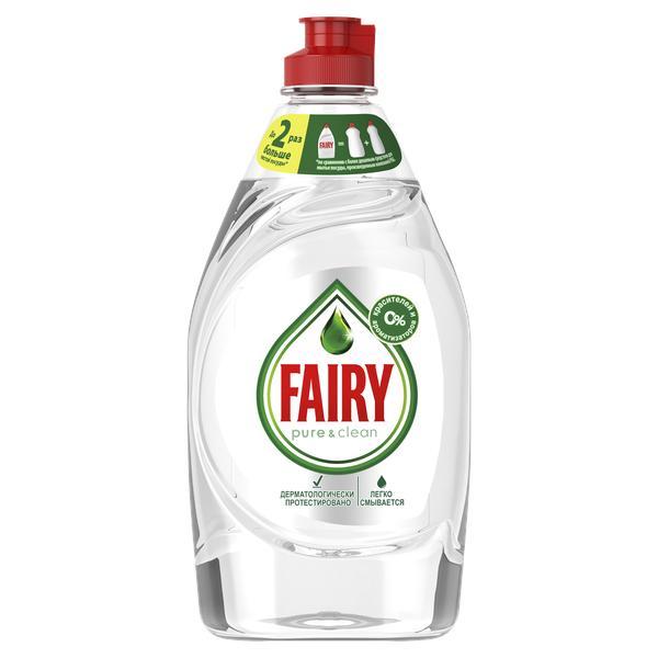 Средство для мытья посуды Fairy Pure & Clean 450 мл., ПЭТ