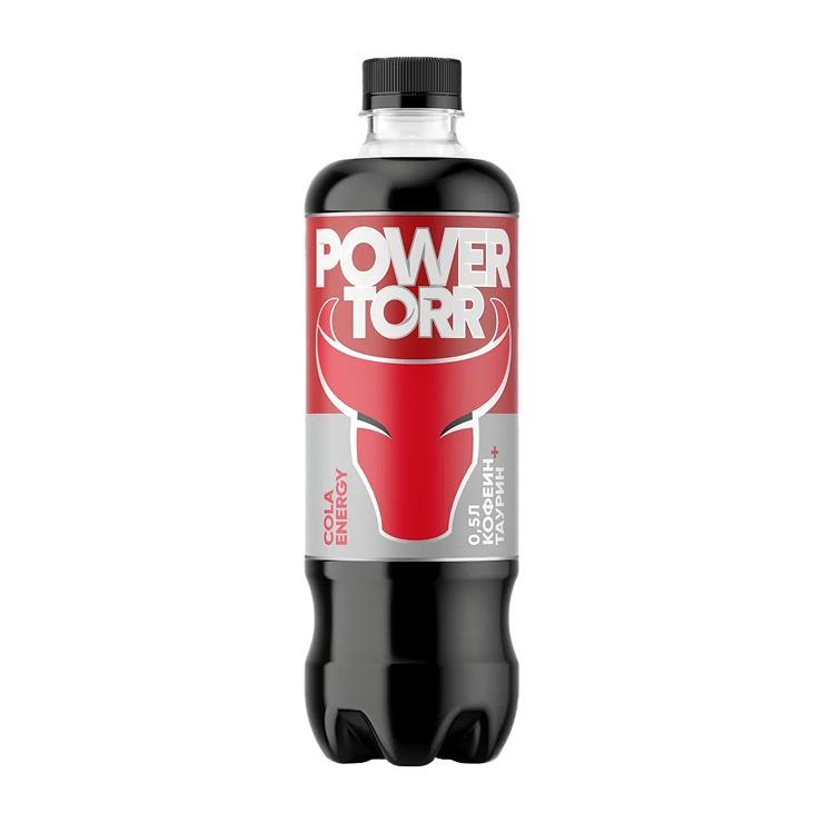Напиток тонизирующий Power Torr Metal кола газированный 500 мл., ПЭТ