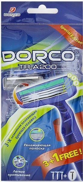 Станок Dorco, одноразовый мужской плавающая головка 3 лезвия, 40 гр., пакет