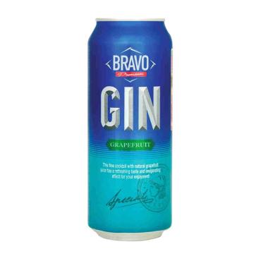 Коктейль Bravo Gin & Grapefruit 7,1% газированный, 450 мл., ж/б