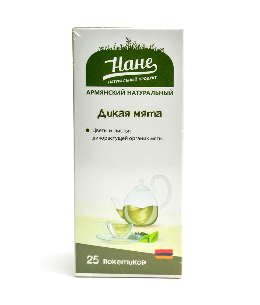 Чай Нане Дикая мята 25 пакетиков 50 гр., картон