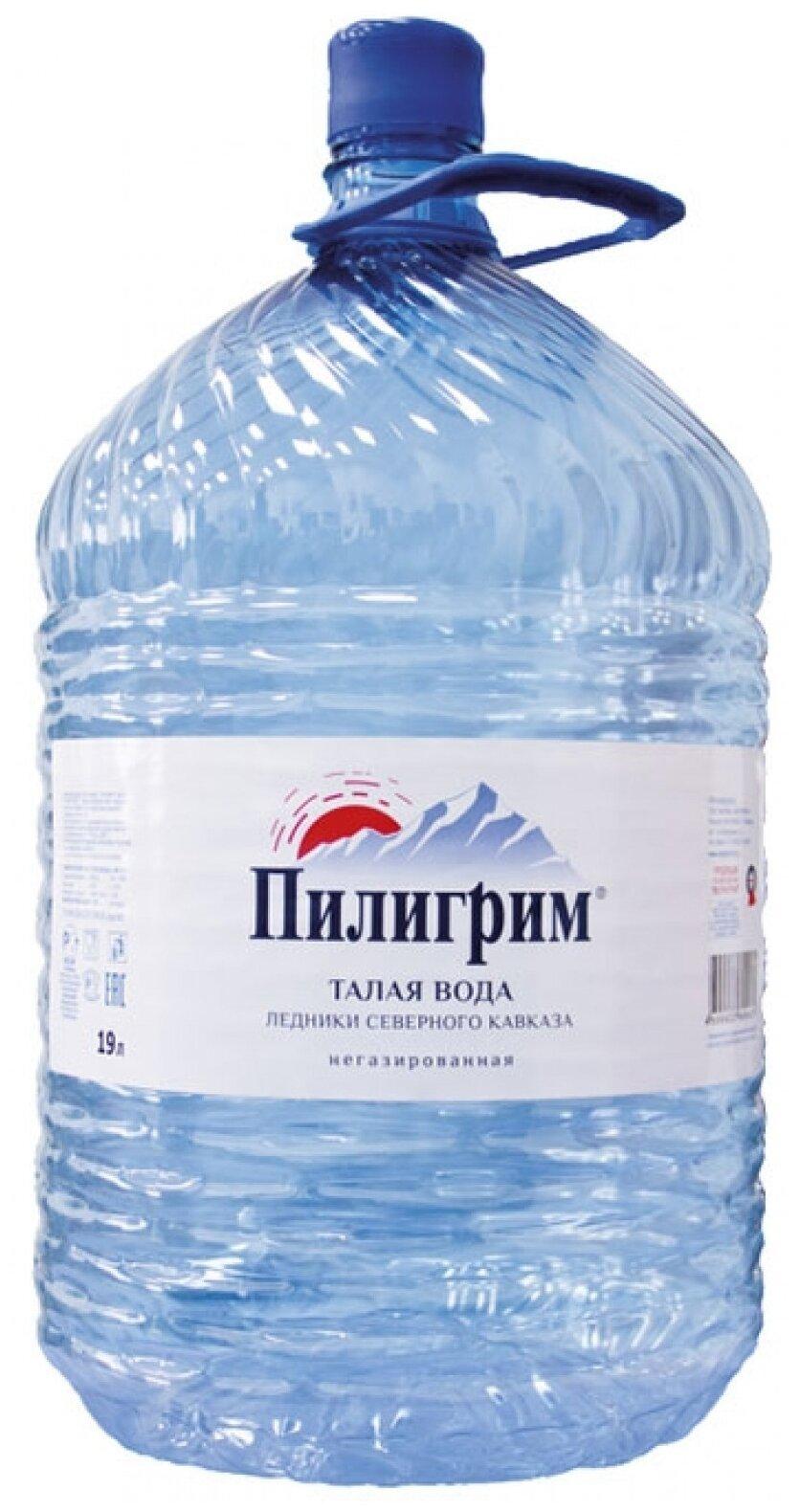 Вода негазированная Пилигрим 19 л., ПЭТ