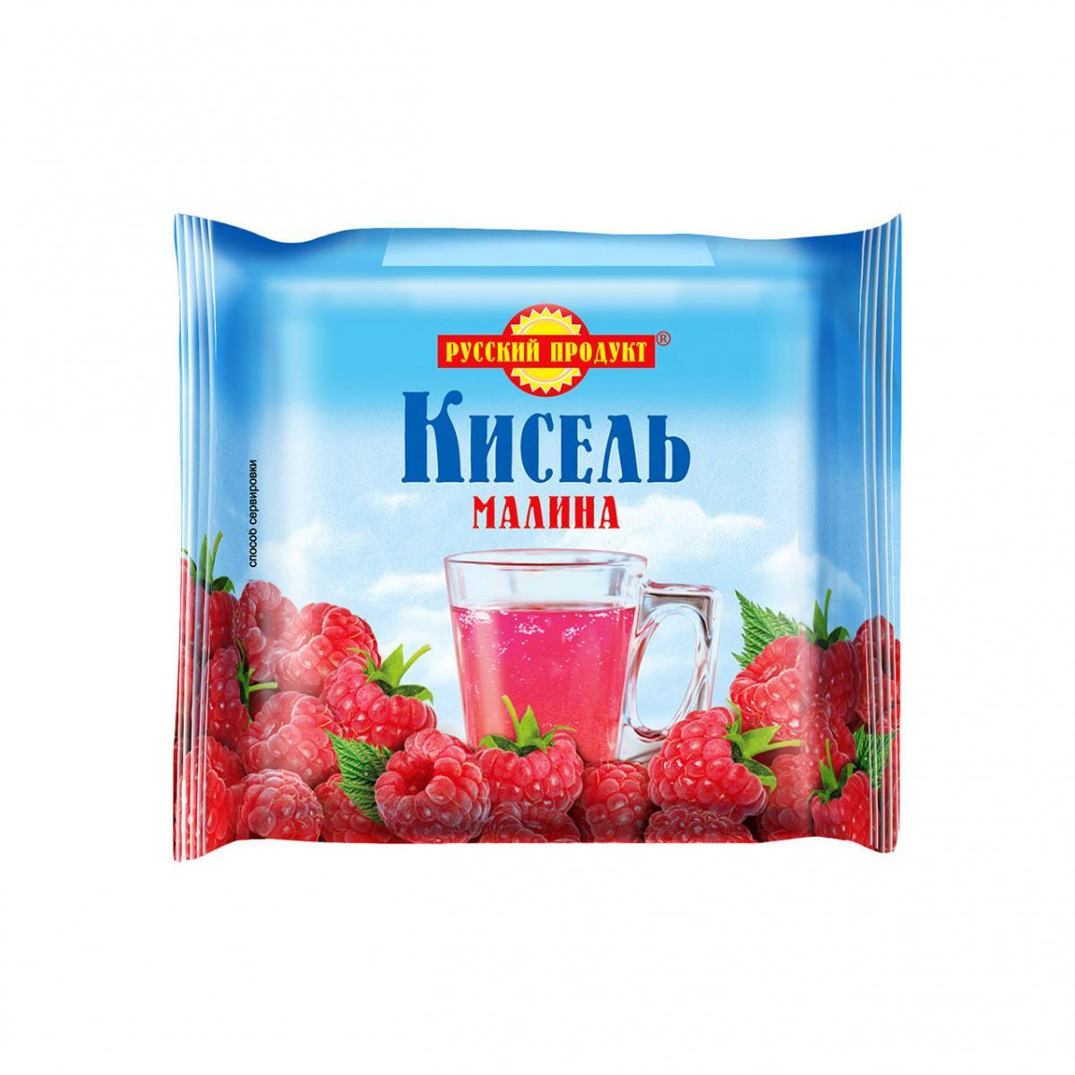 Кисель Русский Продукт малина 190 гр., флоу-пак
