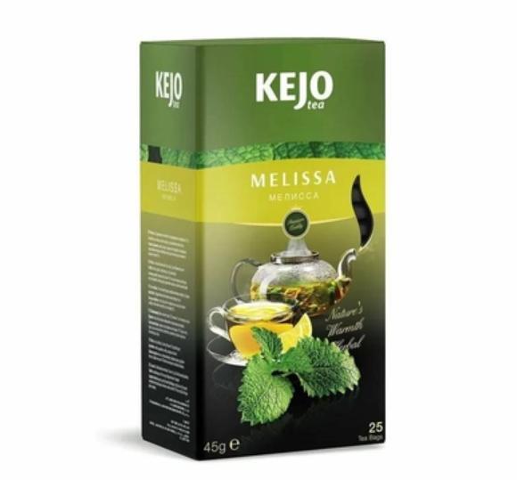 Чай травяной Kejofoods MELISSA Мелисса 25 пакетиков 45 гр., картон