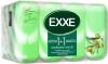 Крем мыло Оливковое масло 4 шт EXXE, 90 гр., пластиковая упаковка