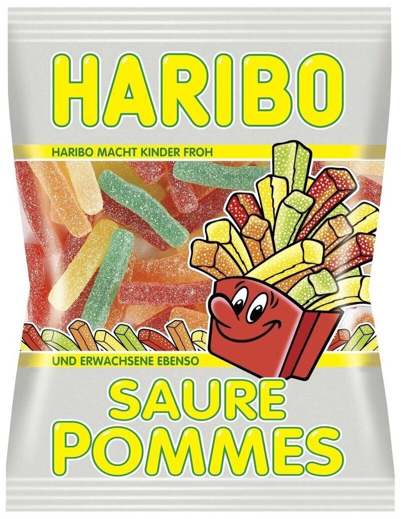 Мармелад Haribo sauer pommes картошка фри 100 гр., флоу-пак