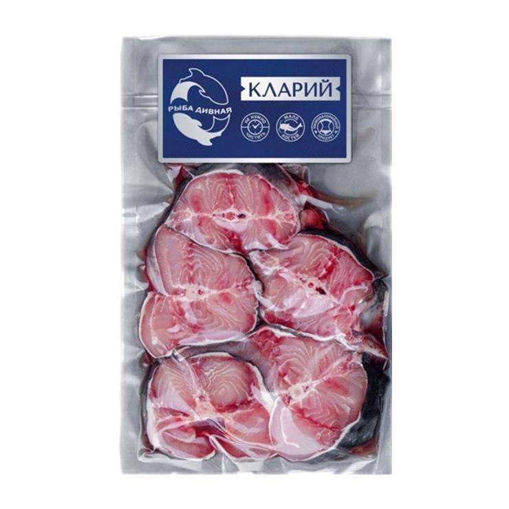 Стейк Рыба дивная клариевого сома с кожей охлажденный 430 гр., пакет