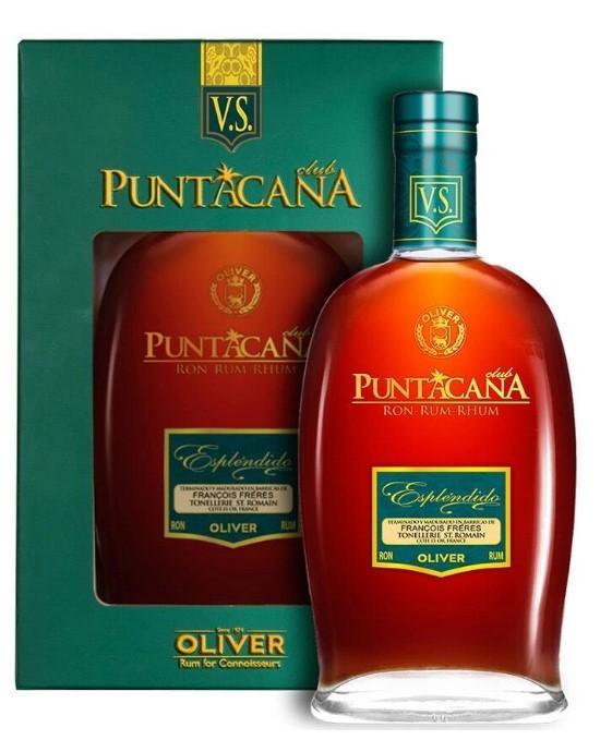 Спиртной напиток на основе рома Пунтакана Клаб Эсплендидо 12 лет 38% подарочная упаковка Доминиканская Республика 700 мл., стекло