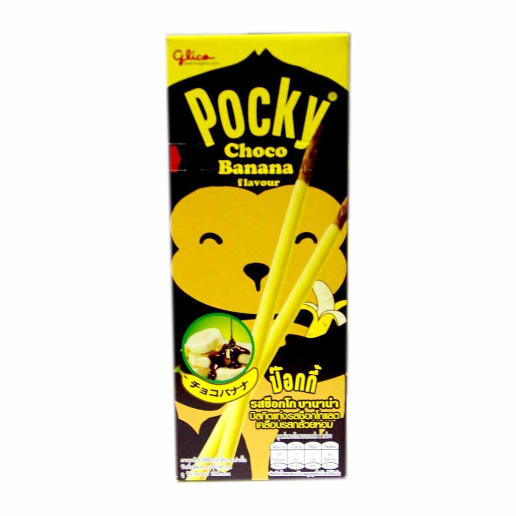 Палочки Pocky бисквитные банан в шоколаде 25 гр., картон