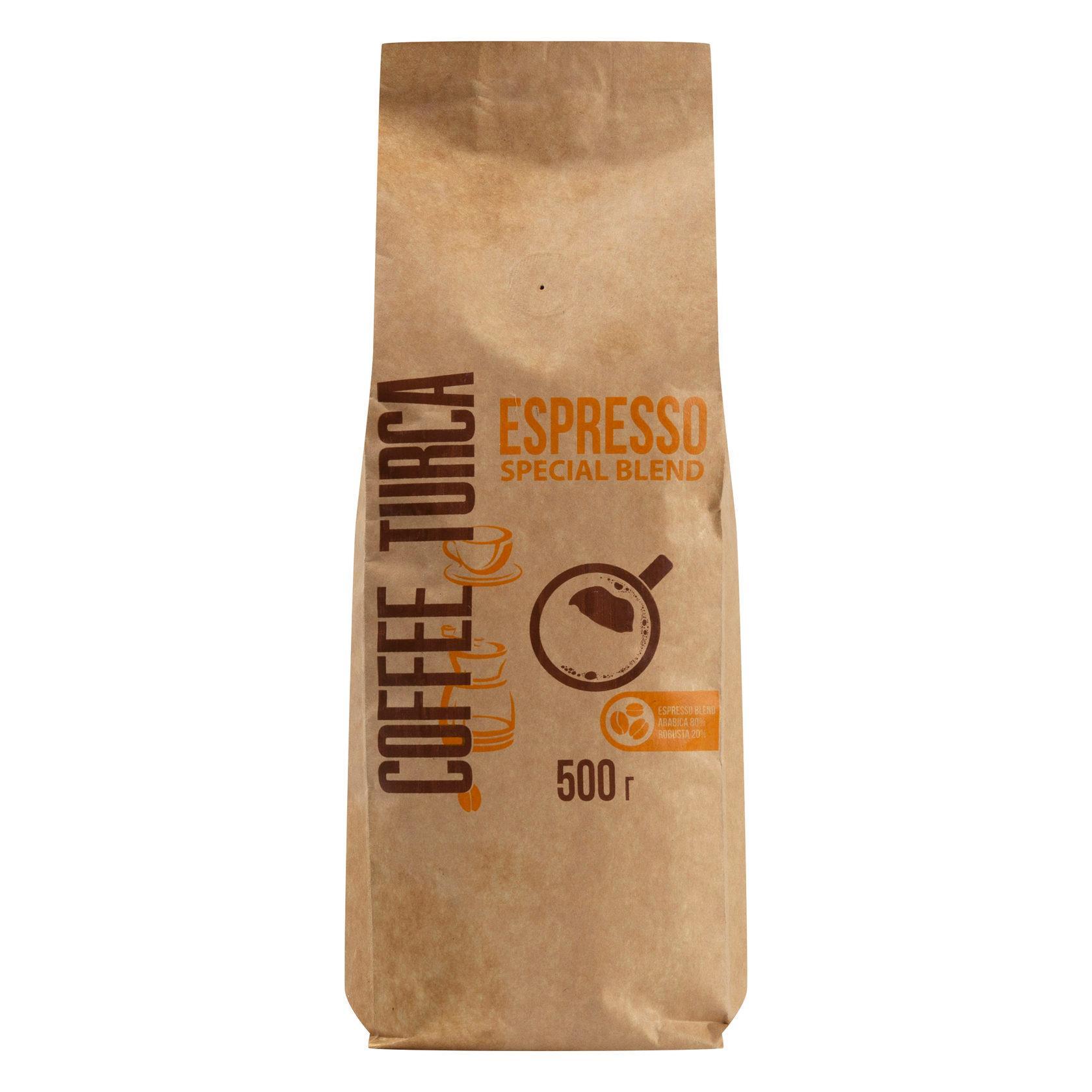 Кофе зерновой Espresso SPECIAL BREND 500 гр., флоу-пак