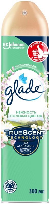 Освежитель воздуха Glade Нежность полевых цветов 300 мл., баллон