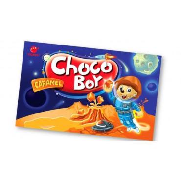 Печенье карамельное Orion Choco Boy, 45 гр., картонная коробка