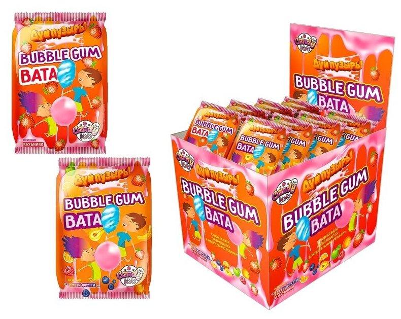 Жевательная резинка Дуй пузырь Bubble gum вата,5 гр., флоу-пак