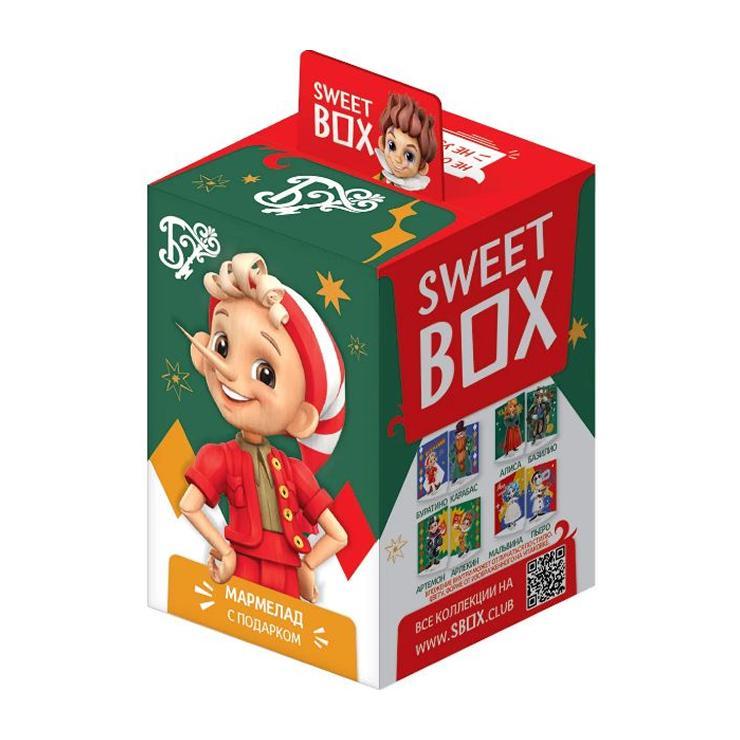 Мармелад Конфитрейд Sweet Box с игрушкой Буратино 10 гр., картон