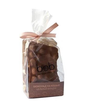 Шоколад Bob на кешью с цельным фундуком 100 гр., картон