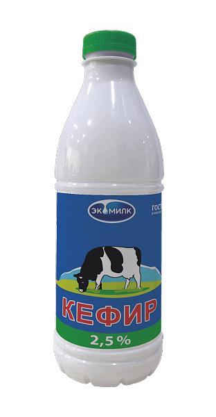 Кефир 1%, Экомилк, 930 гр., ПЭТ