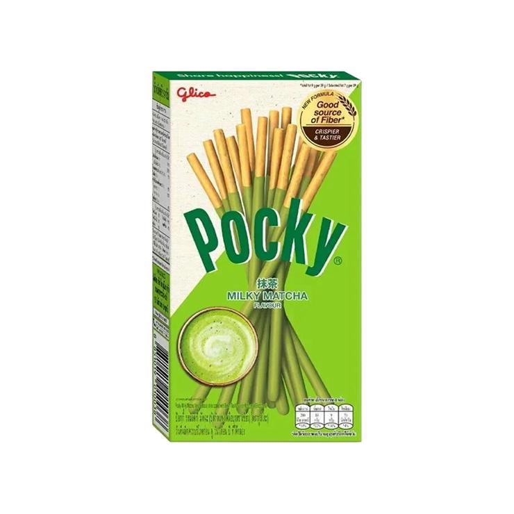 Палочки Pocky Matcha Vanilla бисквитные 48 гр., картон